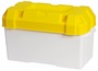 Battery box white/yellow moplen 120 A - Artnr: 14.546.02 15